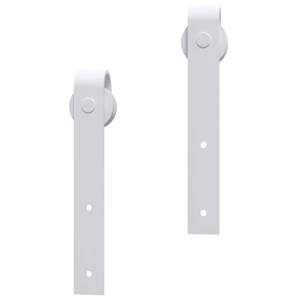 vidaXL Porta Scorrevole con Set Hardware 90x210 cm Legno Massello Pino