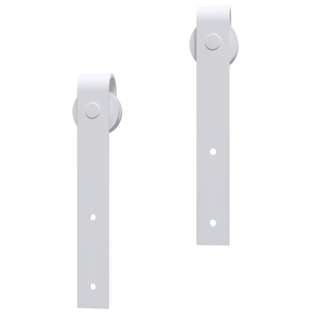 vidaXL Porta Scorrevole con Set Hardware 95x210 cm Legno Massello Pino