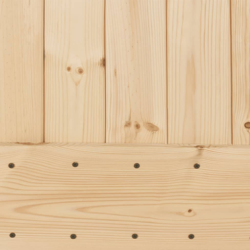 vidaXL Porta Scorrevole con Set Hardware 85x210 cm Legno Massello Pino