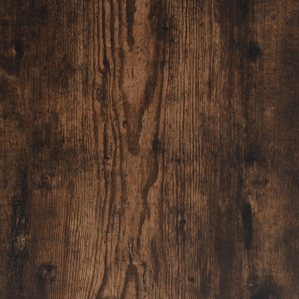 vidaXL Libreria a 3 Ripiani Rovere Fumo 40x30x86 cm Legno Multistrato VIDAXL