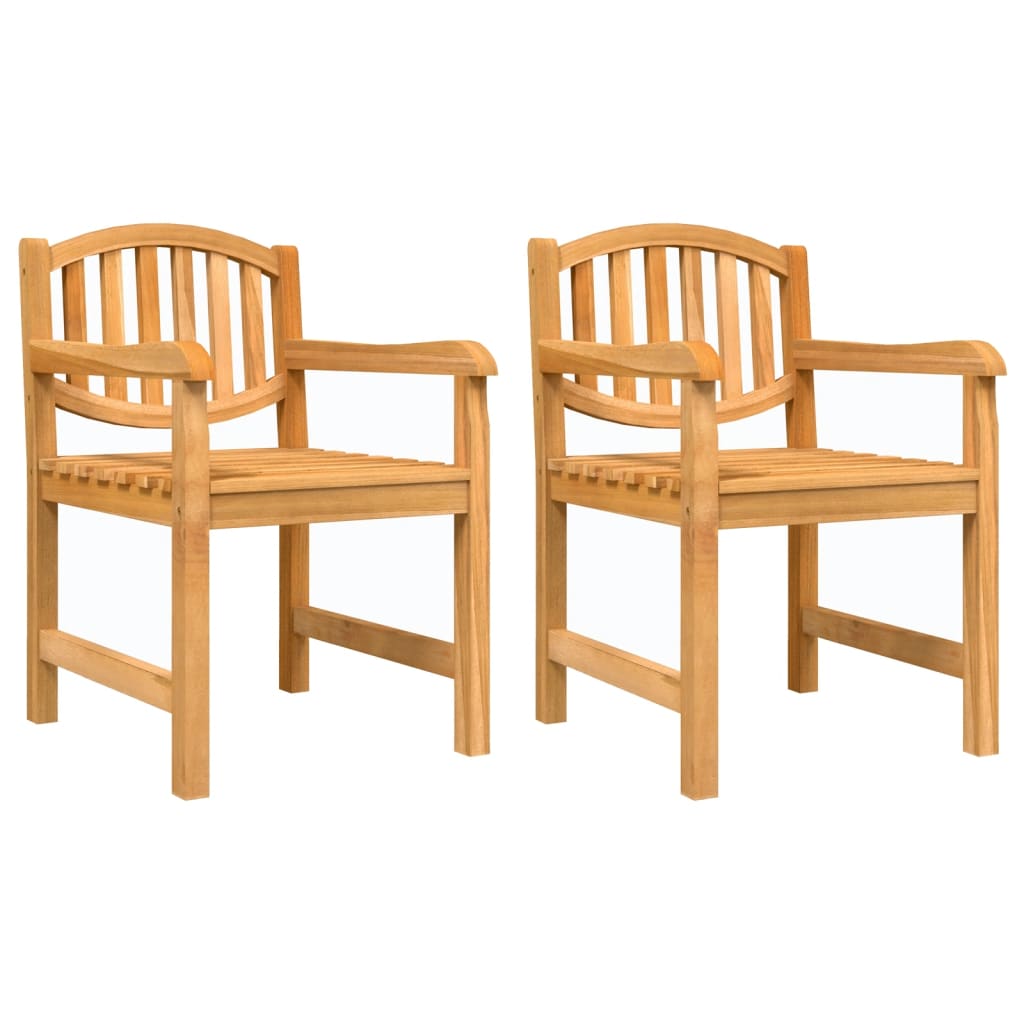 vidaXL Set da Pranzo per Giardino 3 pz in Legno Massello di Teak