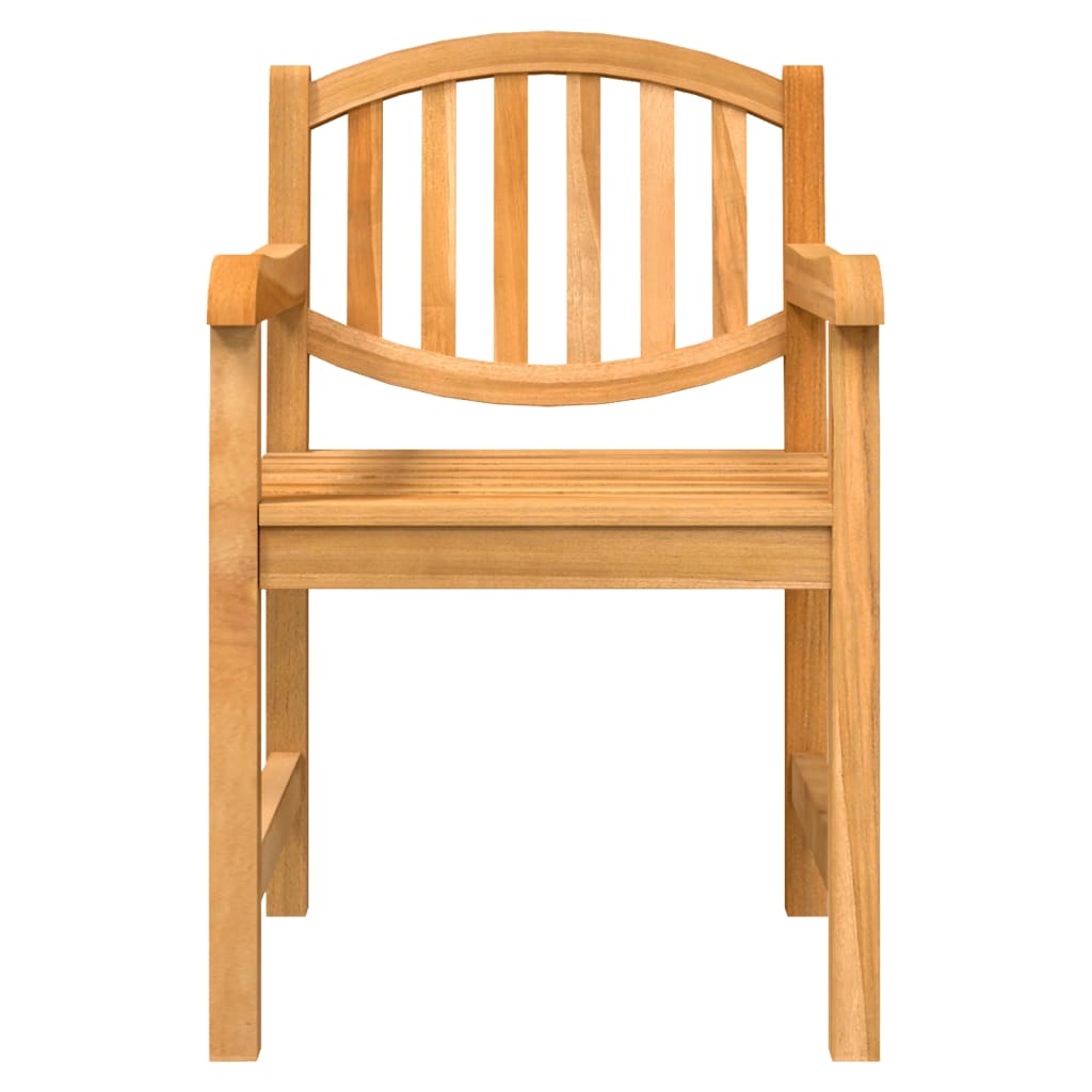 vidaXL Set da Pranzo per Giardino 3 pz in Legno Massello di Teak