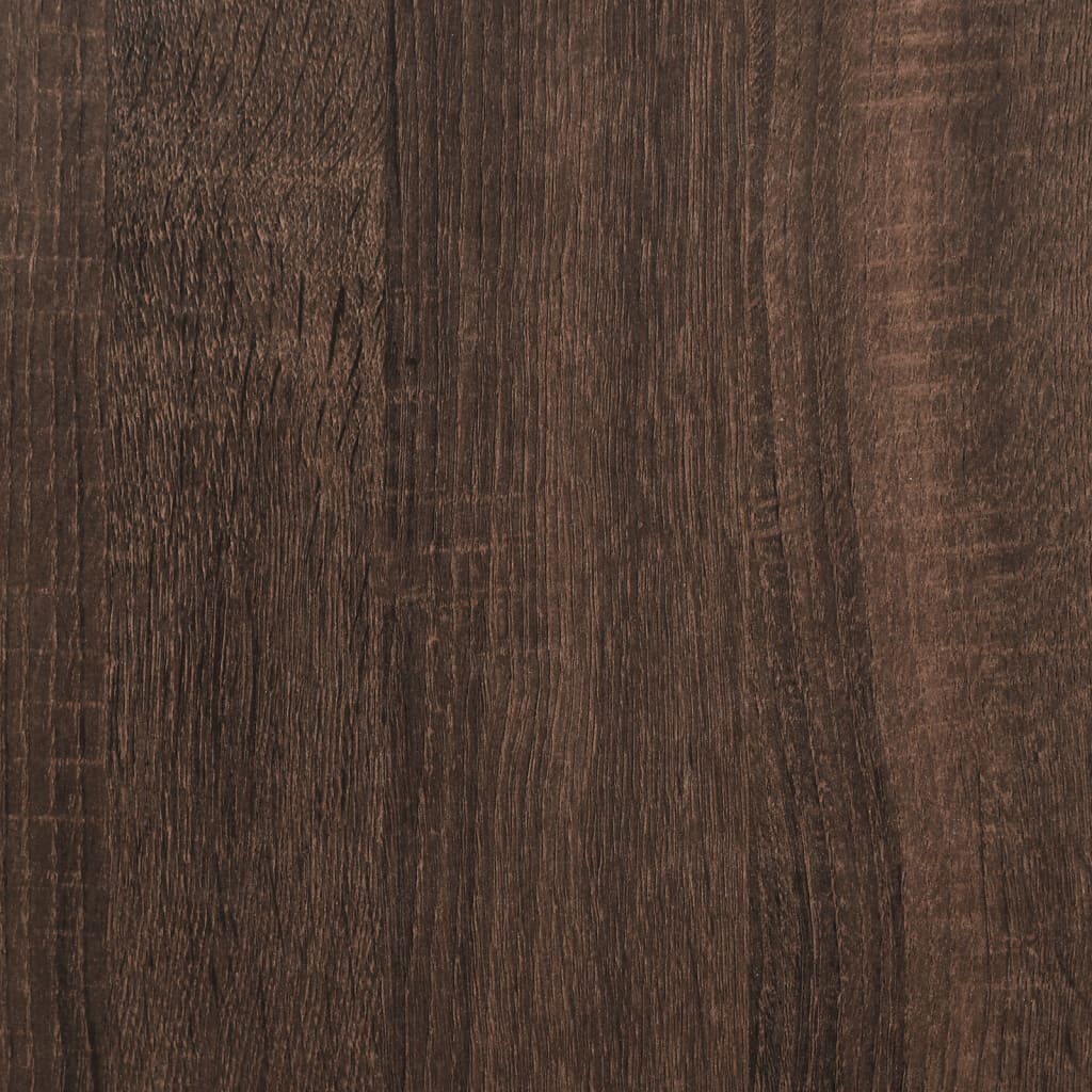vidaXL Libreria Ante Rovere Marrone 136x37x142 cm in Legno Multistrato