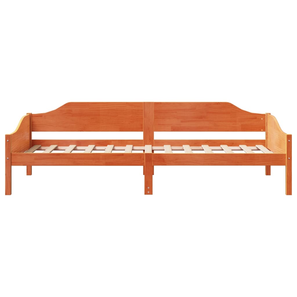 vidaXL Letto senza Materasso Marrone Cera 80x200 cm Legno di Pino