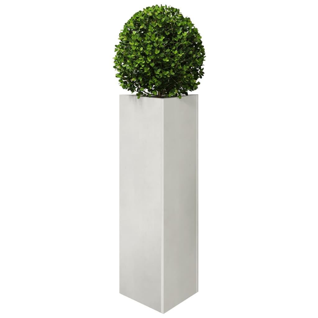 vidaXL Fioriera da Giardino Triangolare 30x26x75 cm in Acciaio Inox VIDAXL