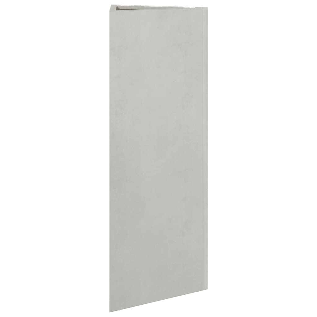 vidaXL Fioriera da Giardino Triangolare 30x26x75 cm in Acciaio Inox VIDAXL