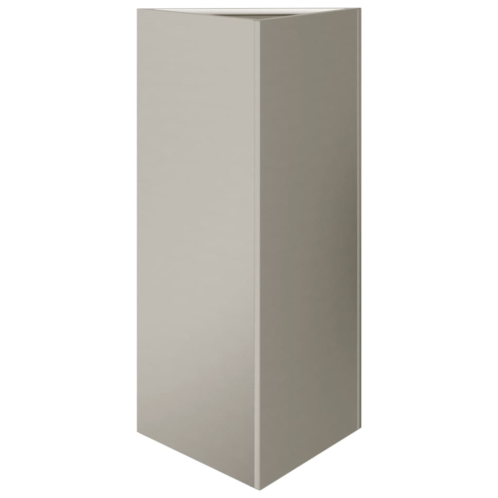 vidaXL Fioriera da Giardino Triangolare 40x40x75 cm in Acciaio Corten