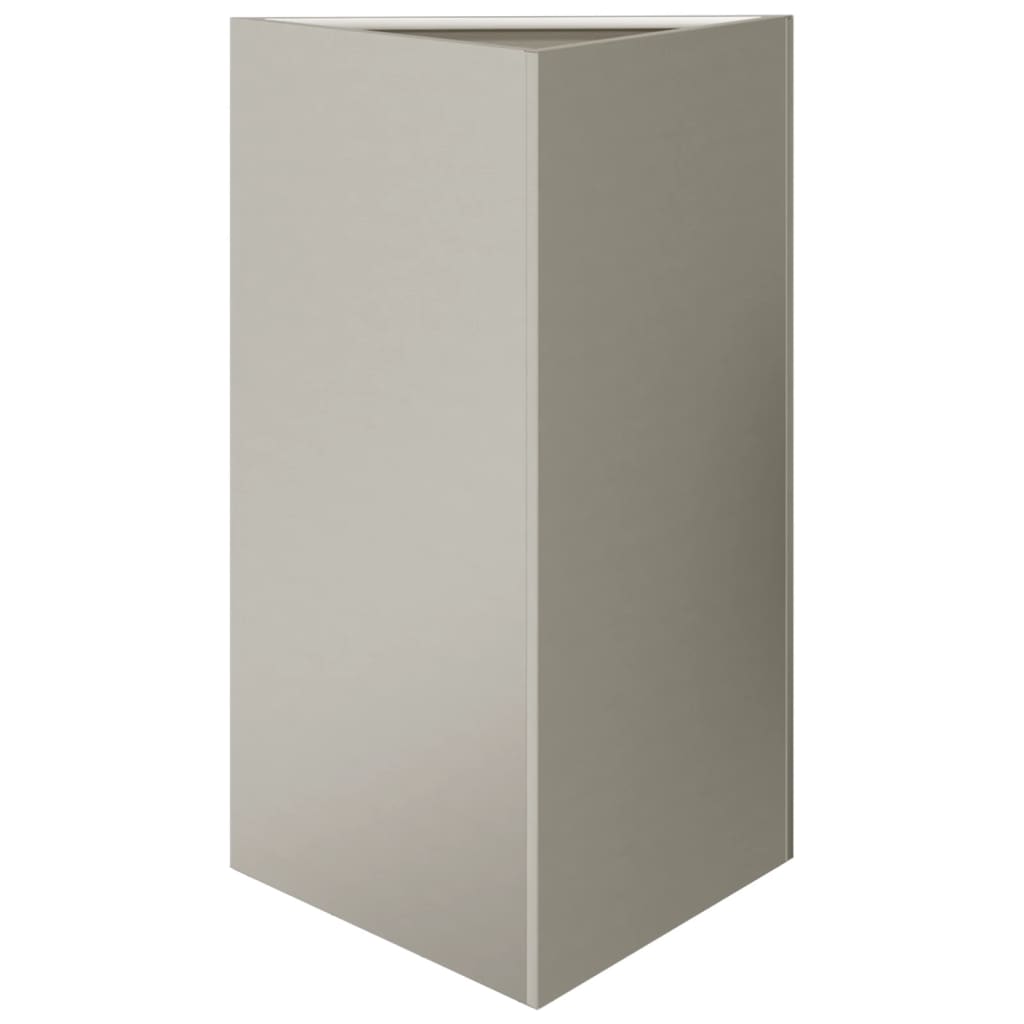 vidaXL Fioriera da Giardino Triangolare 50x43x75 cm in Acciaio Corten