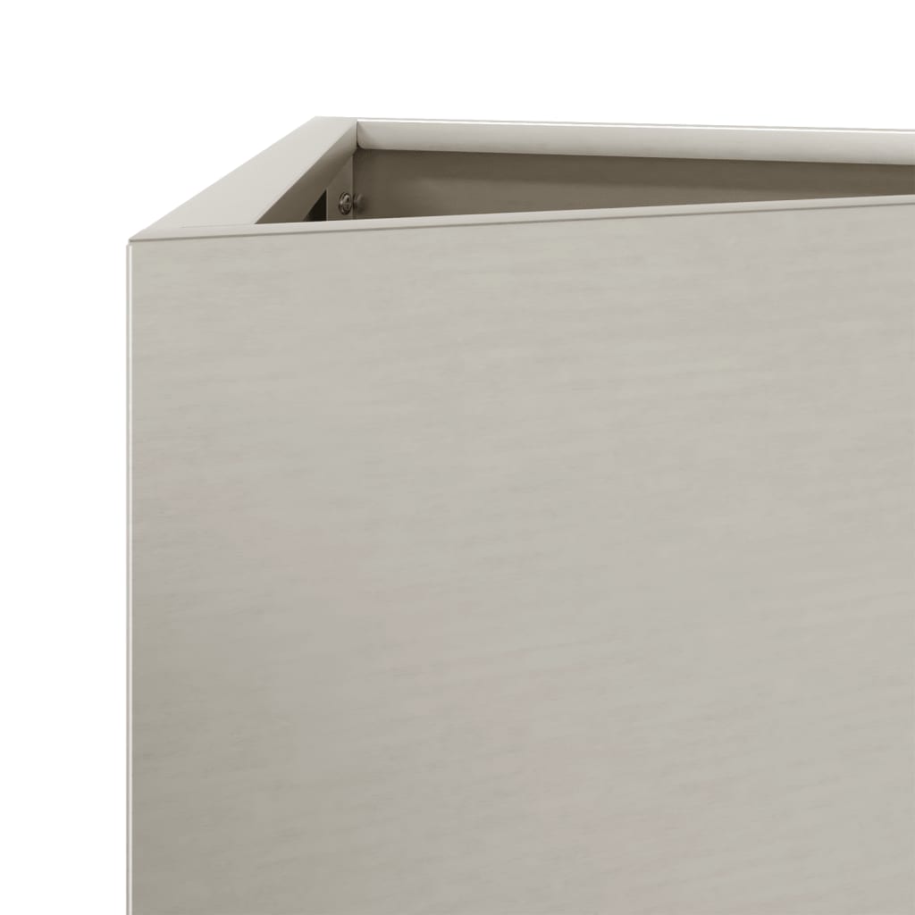 vidaXL Fioriera da Giardino Triangolare 50x43x75 cm in Acciaio Corten