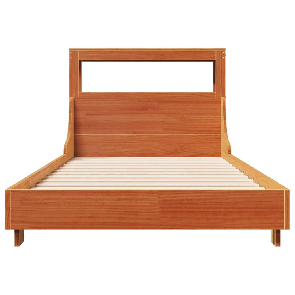 vidaXL Letto senza Materasso Marrone Cera 90x200 cm Legno di Pino