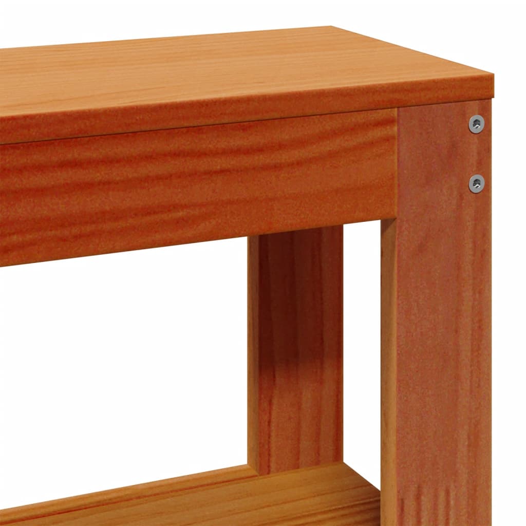 vidaXL Letto senza Materasso Marrone Cera 90x200 cm Legno di Pino