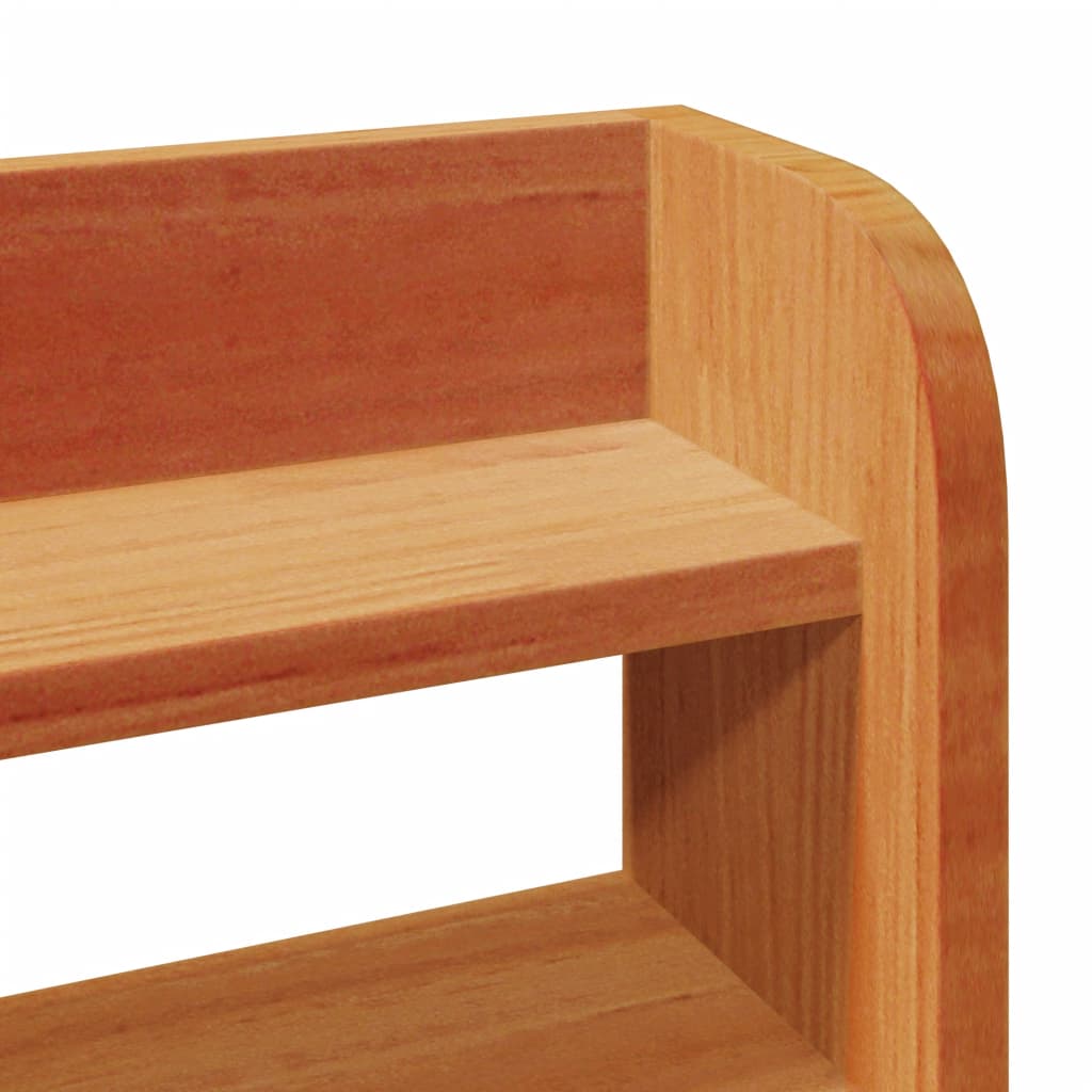 vidaXL Letto senza Materasso Marrone Cera 90x200 cm Legno di Pino