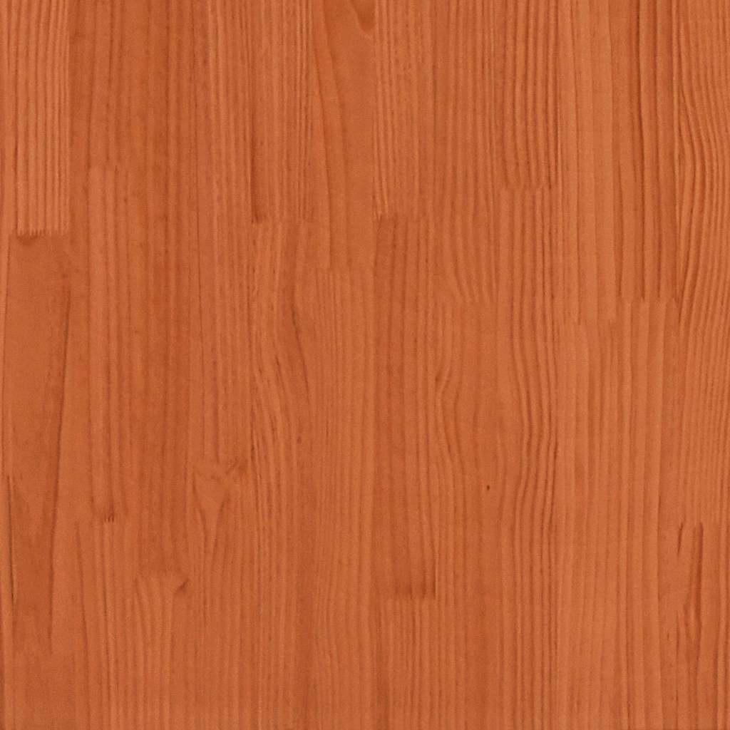 vidaXL Letto senza Materasso Marrone Cera 90x200 cm Legno di Pino