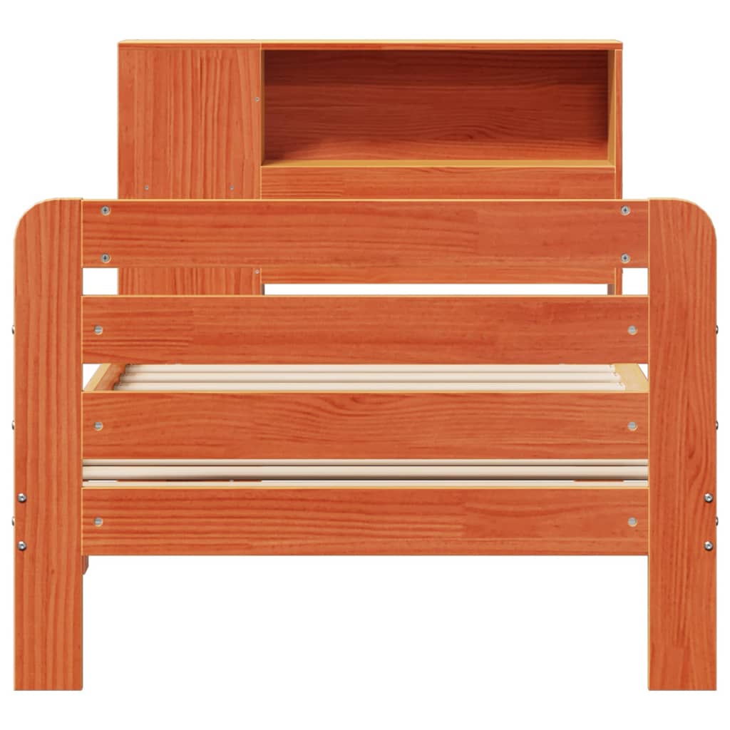 vidaXL Letto senza Materasso Marrone Cera 75x190 cm in Legno di Pino VIDAXL