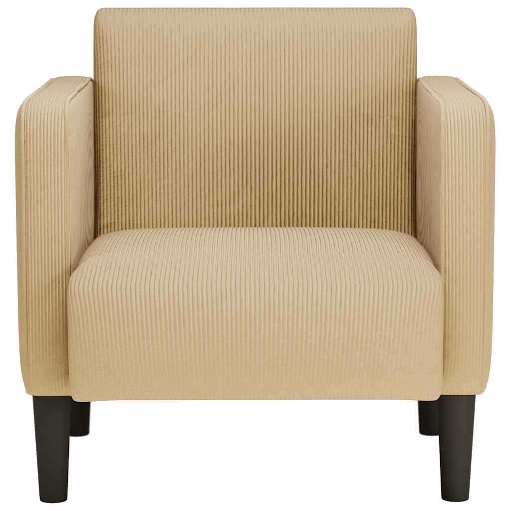 vidaXL Divano Sedia con Braccioli Verde Chiaro Grigio 54 cm Tessuto