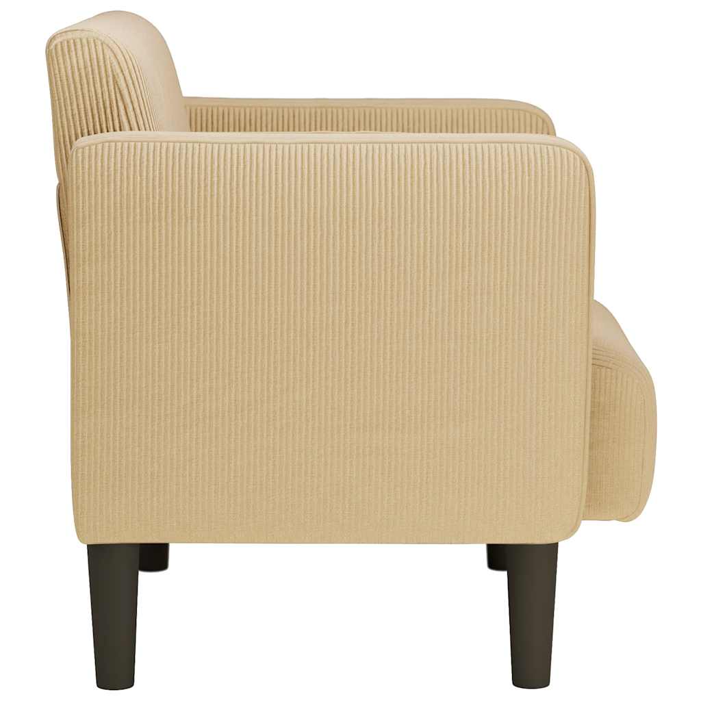 vidaXL Divano Sedia con Braccioli Verde Chiaro Grigio 54 cm Tessuto
