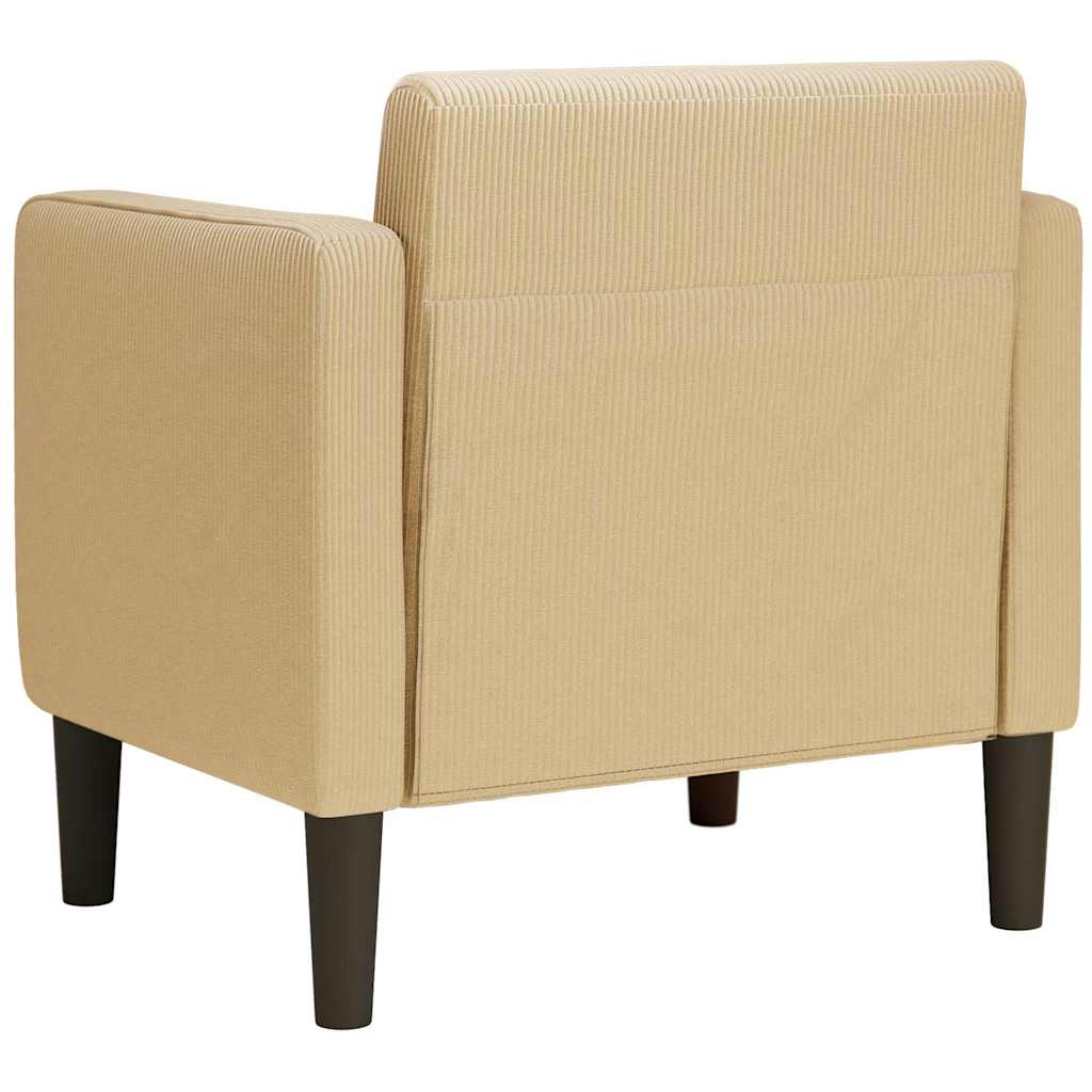 vidaXL Divano Sedia con Braccioli Verde Chiaro Grigio 54 cm Tessuto