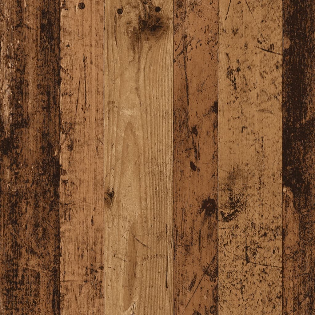 vidaXL Libreria a 4 Ripiani Legno Vecchio 131,5x29x131,5 cm Truciolato