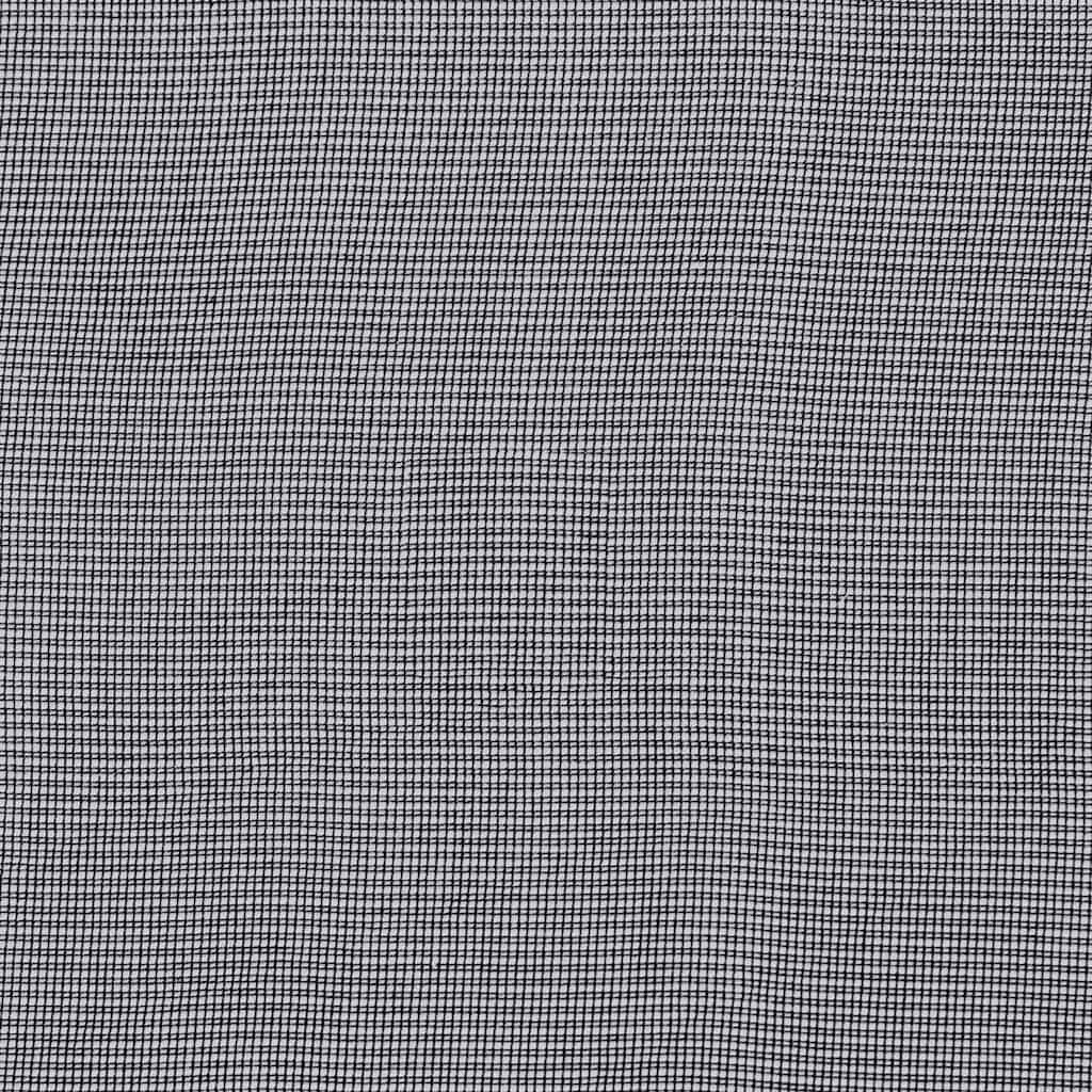 vidaXL Tende in Voile con Occhielli 2 pz Nero 140x140 cm