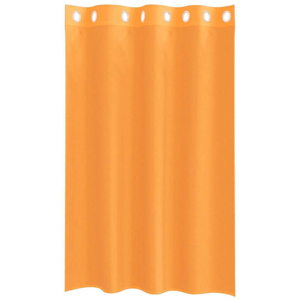 vidaXL Tende in Voile con Occhielli 2 pz Arancio 140x175 cm