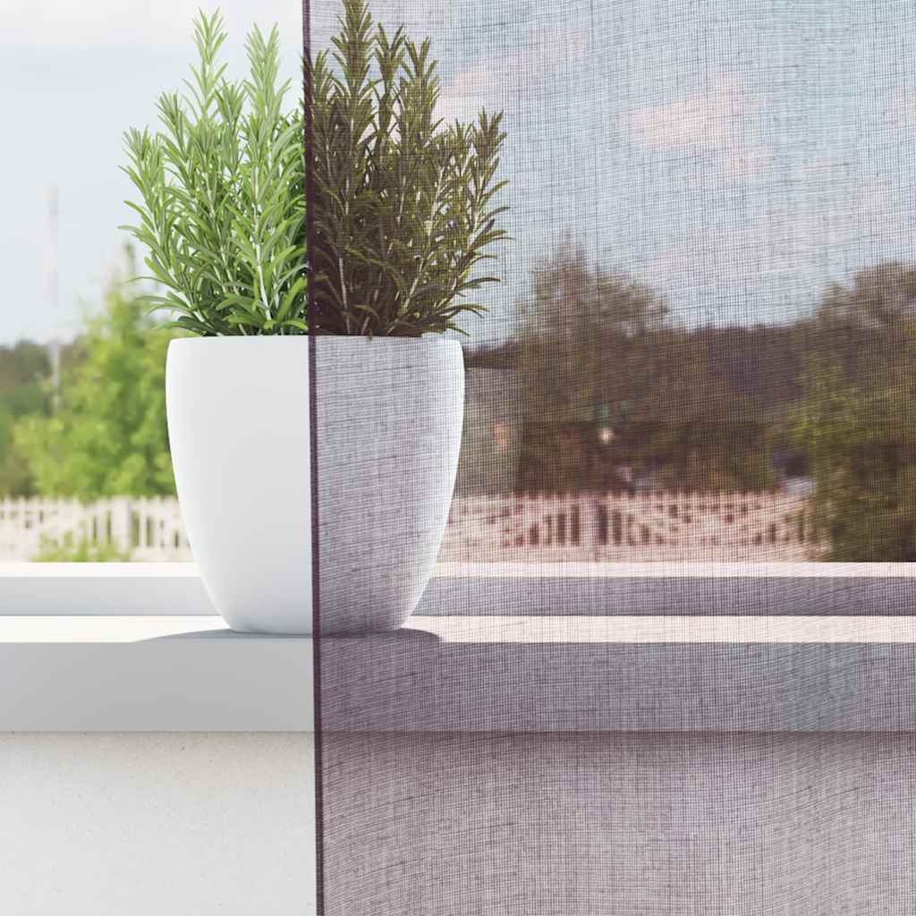 vidaXL Tende in Voile con Occhielli 2 pz Viola 140x140 cm