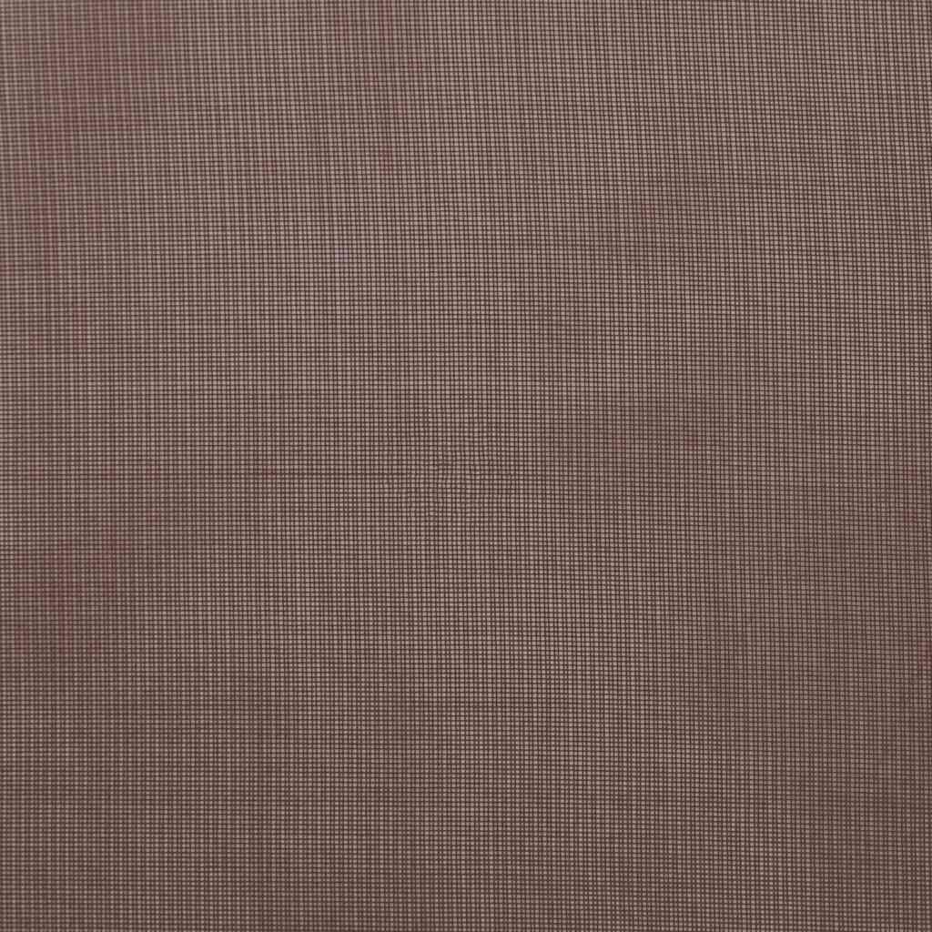 vidaXL Tende in Voile con Linguetta 2 pz Marrone