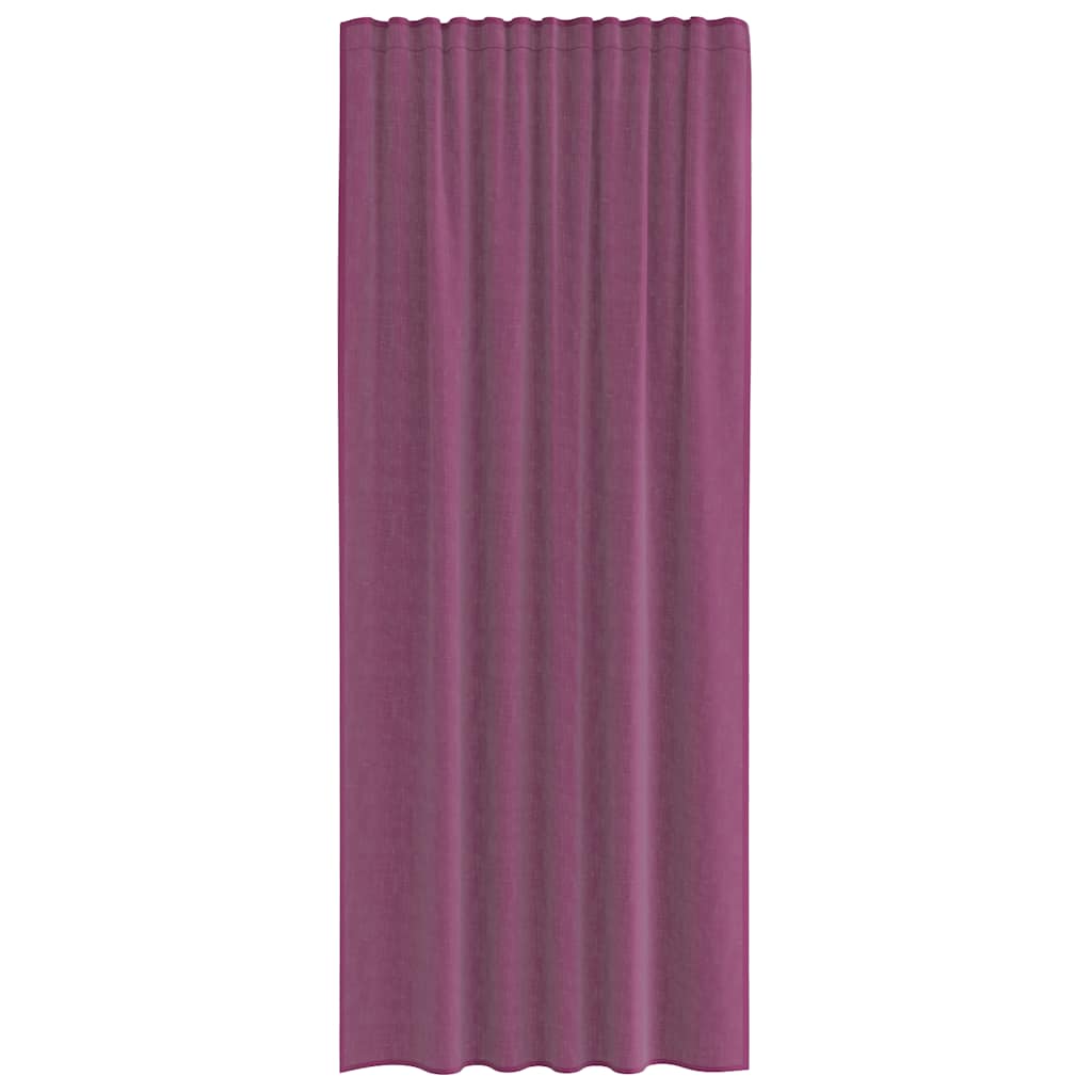 vidaXL Tende in Voile con Passanti 2 pz Viola 140x225 cm