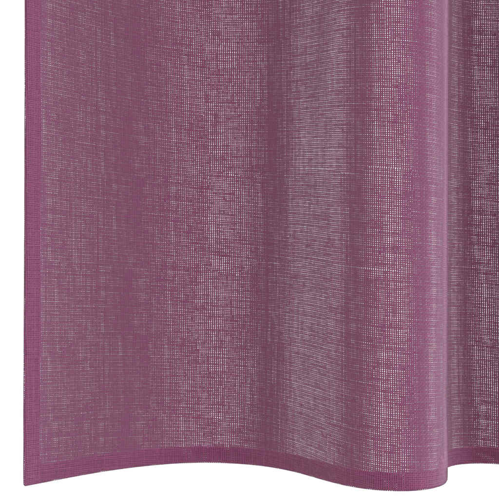 vidaXL Tende in Voile con Passanti 2 pz Viola 140x225 cm