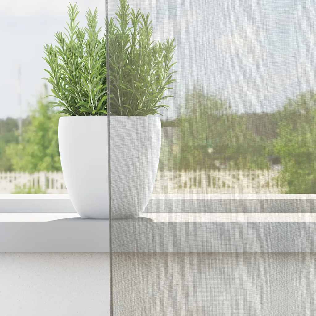 vidaXL Tende in Voile con Passanti 2 pz Grigio Chiaro 140x260 cm