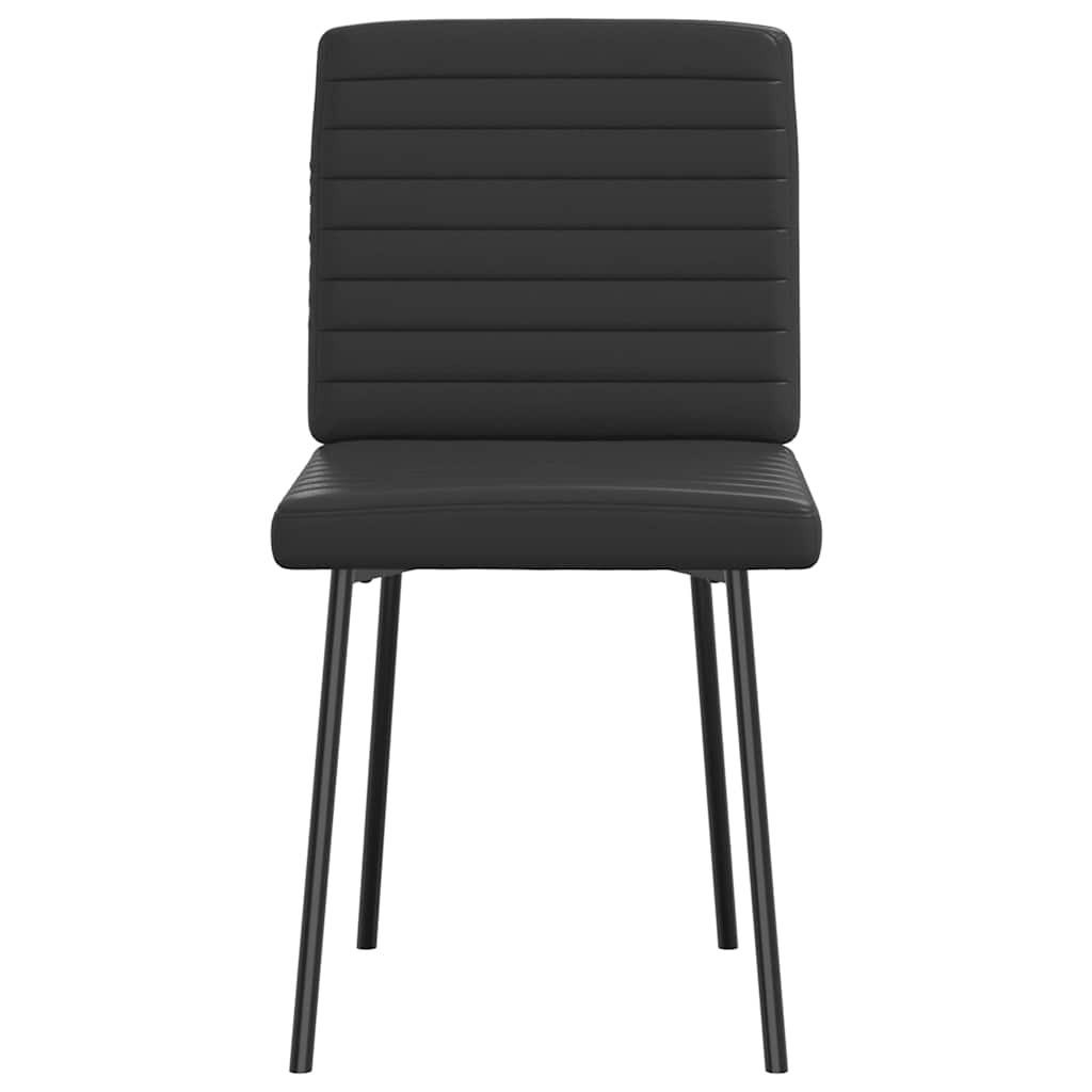 vidaXL Sedie da Pranzo 6 pz Nere in Similpelle