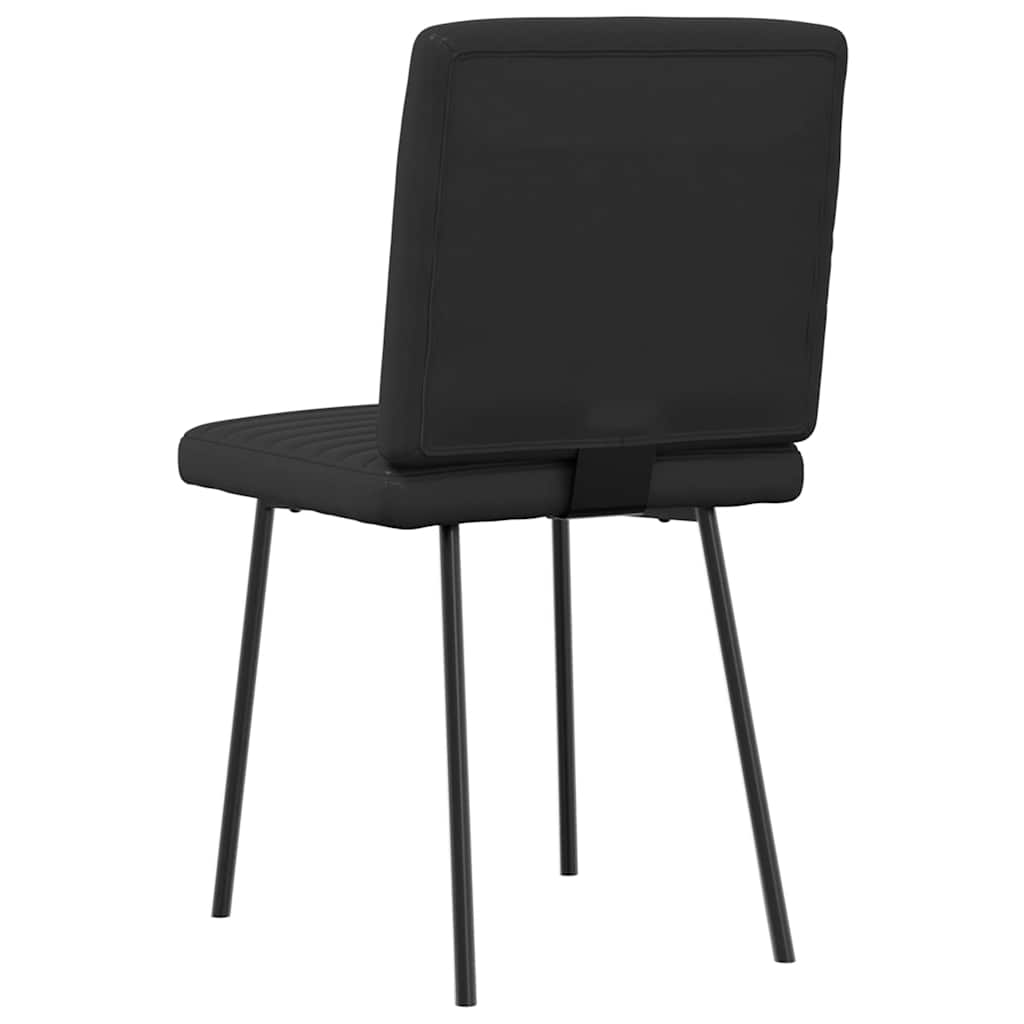 vidaXL Sedie da Pranzo 6 pz Nere in Similpelle