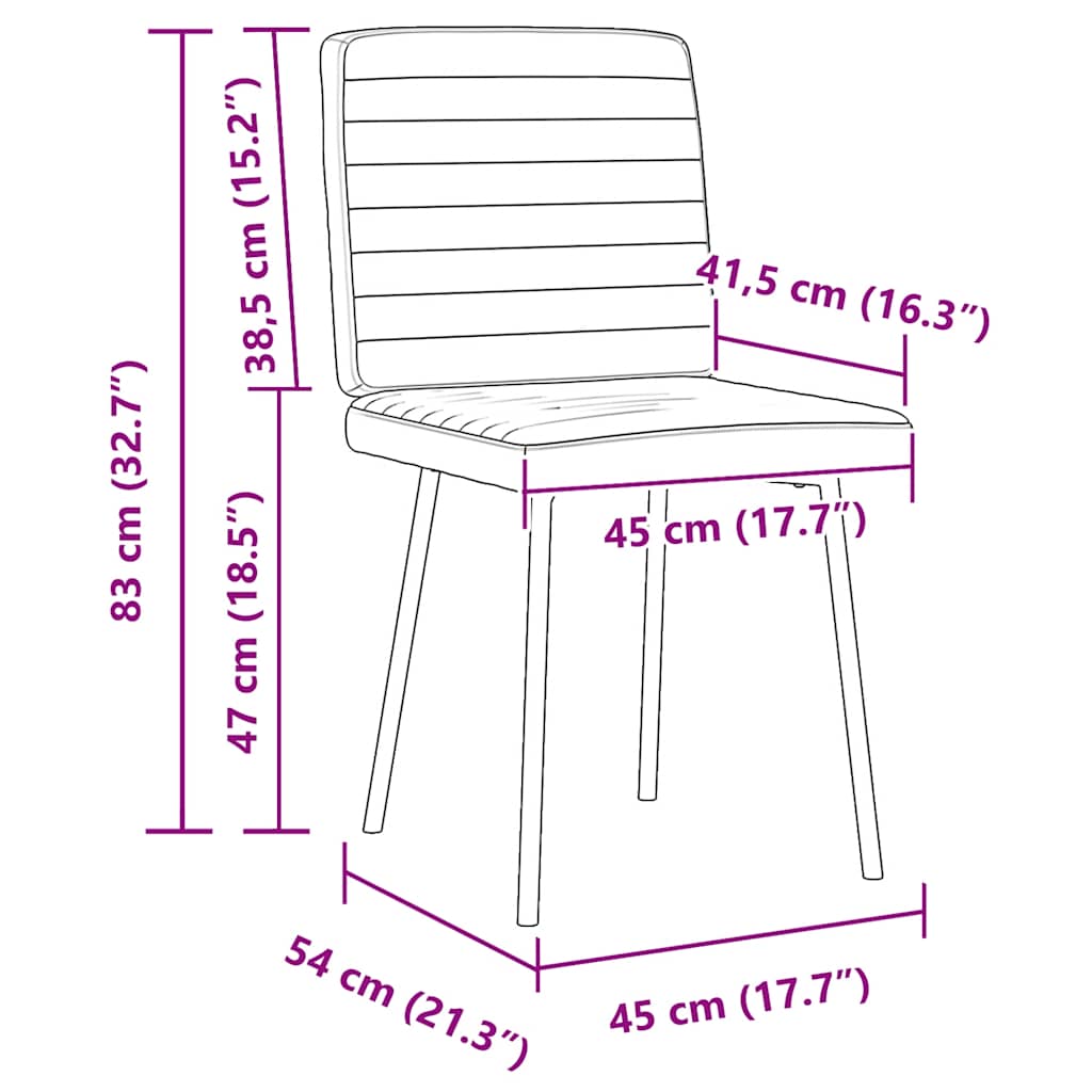 vidaXL Sedie da Pranzo 6 pz Nere in Similpelle