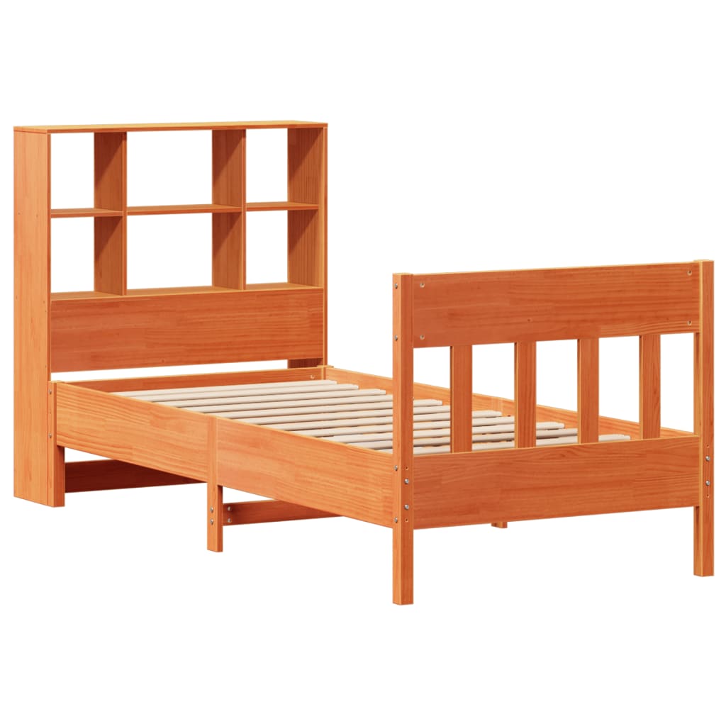 vidaXL Letto senza Materasso Marrone Cera 90x190 cm in Legno di Pino