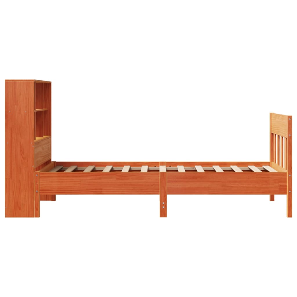 vidaXL Letto senza Materasso Marrone Cera 90x190 cm in Legno di Pino