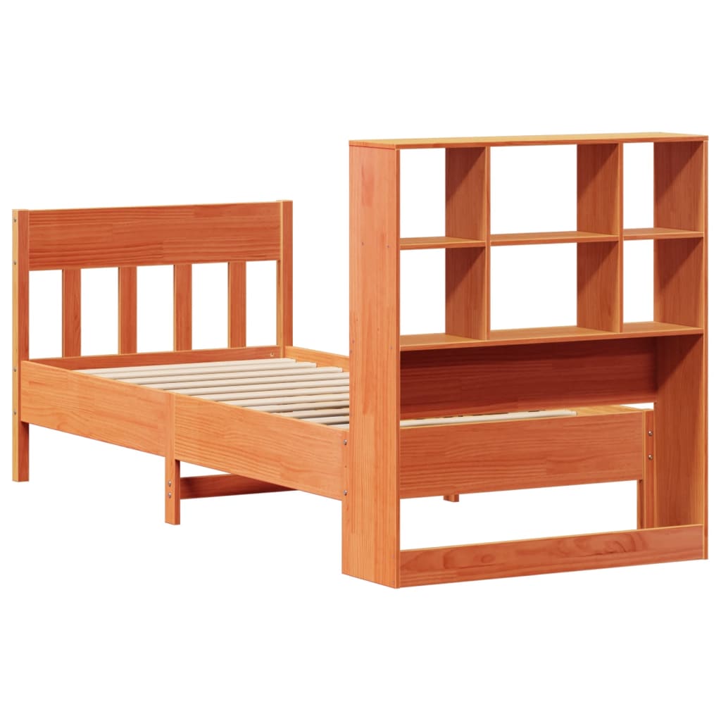 vidaXL Letto senza Materasso Marrone Cera 90x190 cm in Legno di Pino