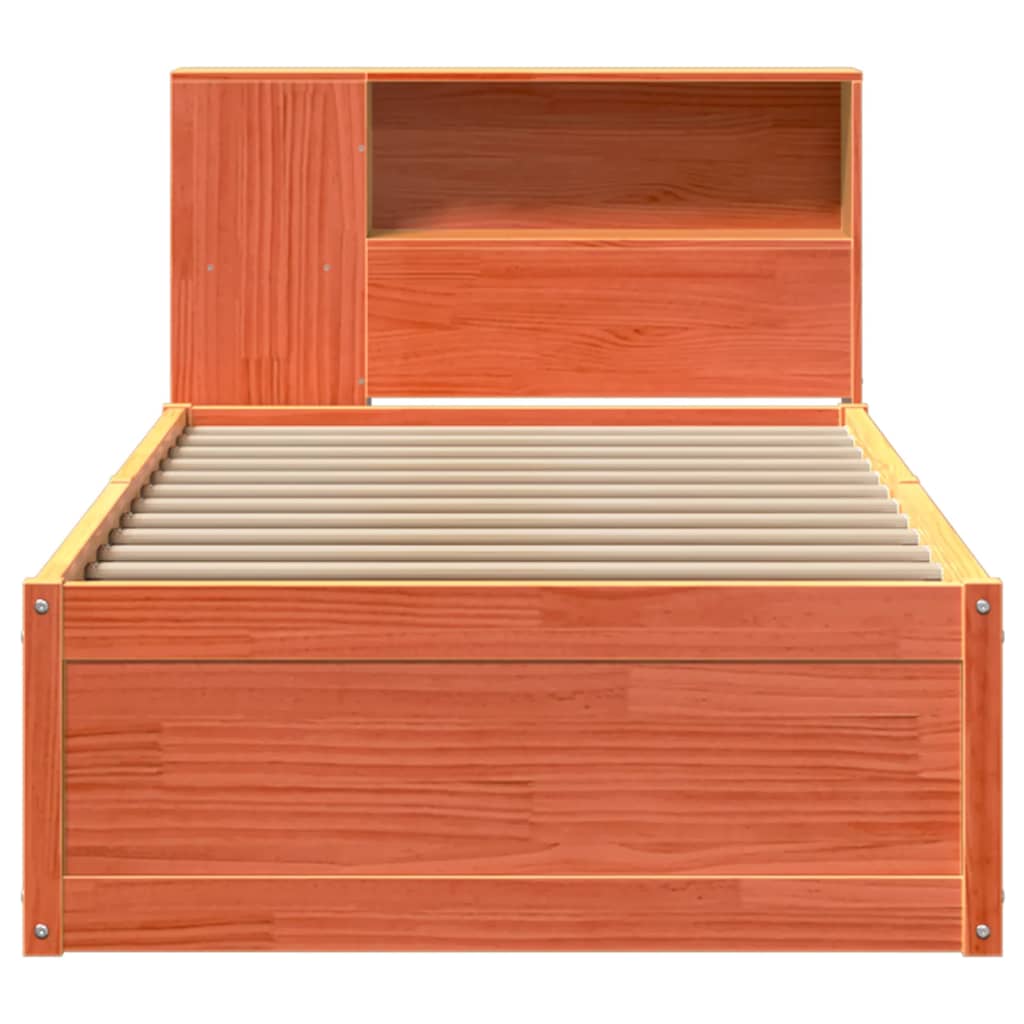 vidaXL Letto senza Materasso Marrone Cera 90x190 cm in Legno di Pino