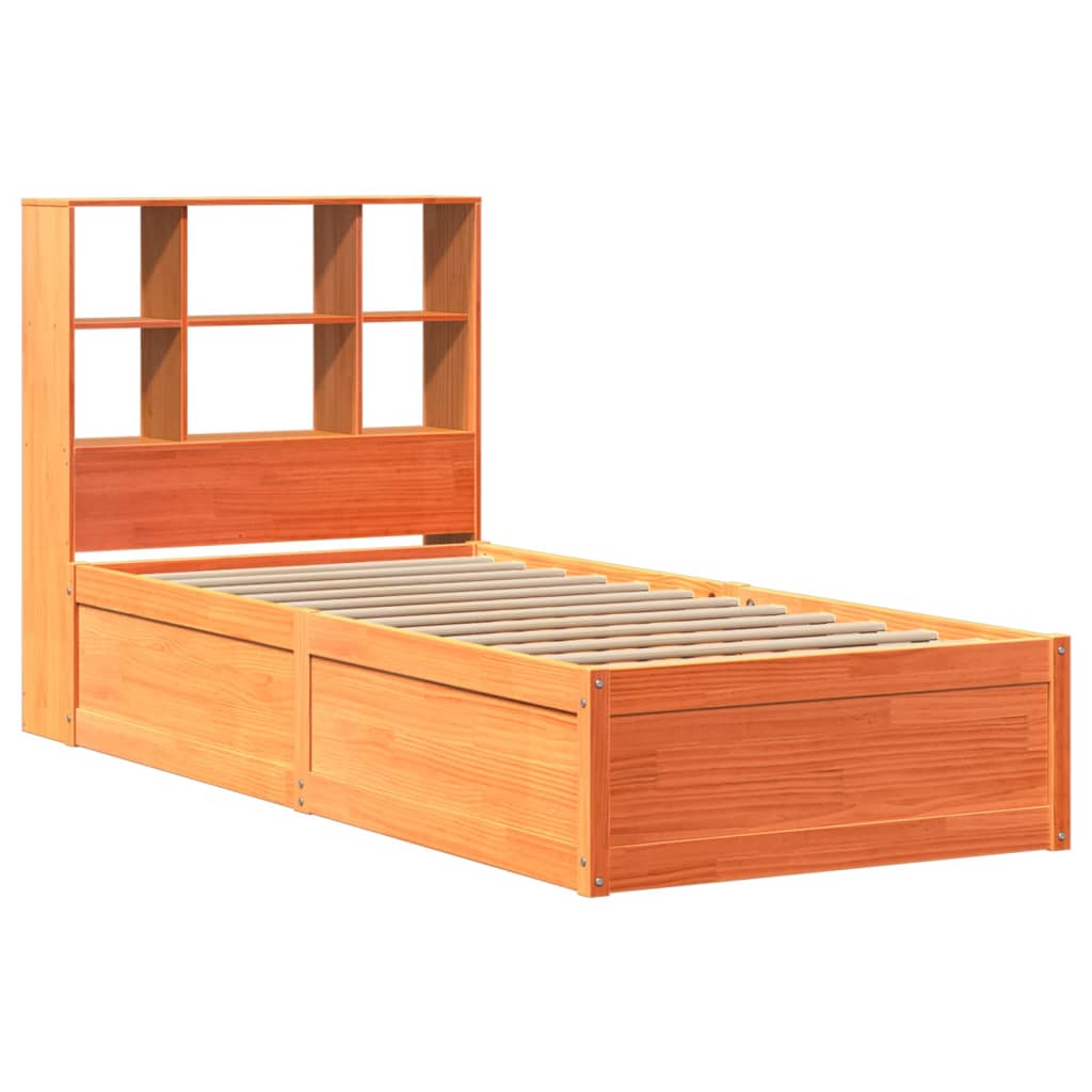 vidaXL Letto senza Materasso Marrone Cera 75x190 cm in Legno di Pino VIDAXL