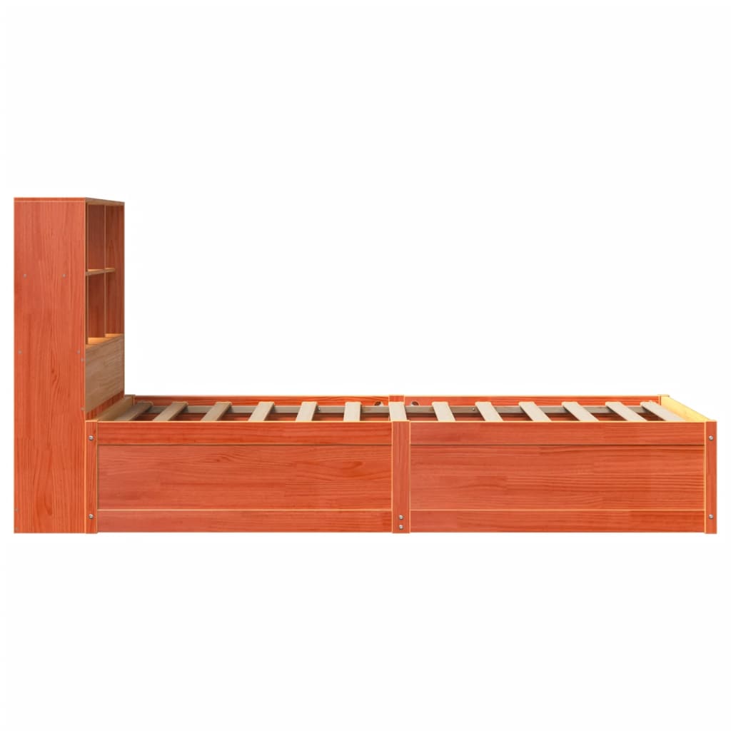 vidaXL Letto senza Materasso Marrone Cera 75x190 cm in Legno di Pino VIDAXL