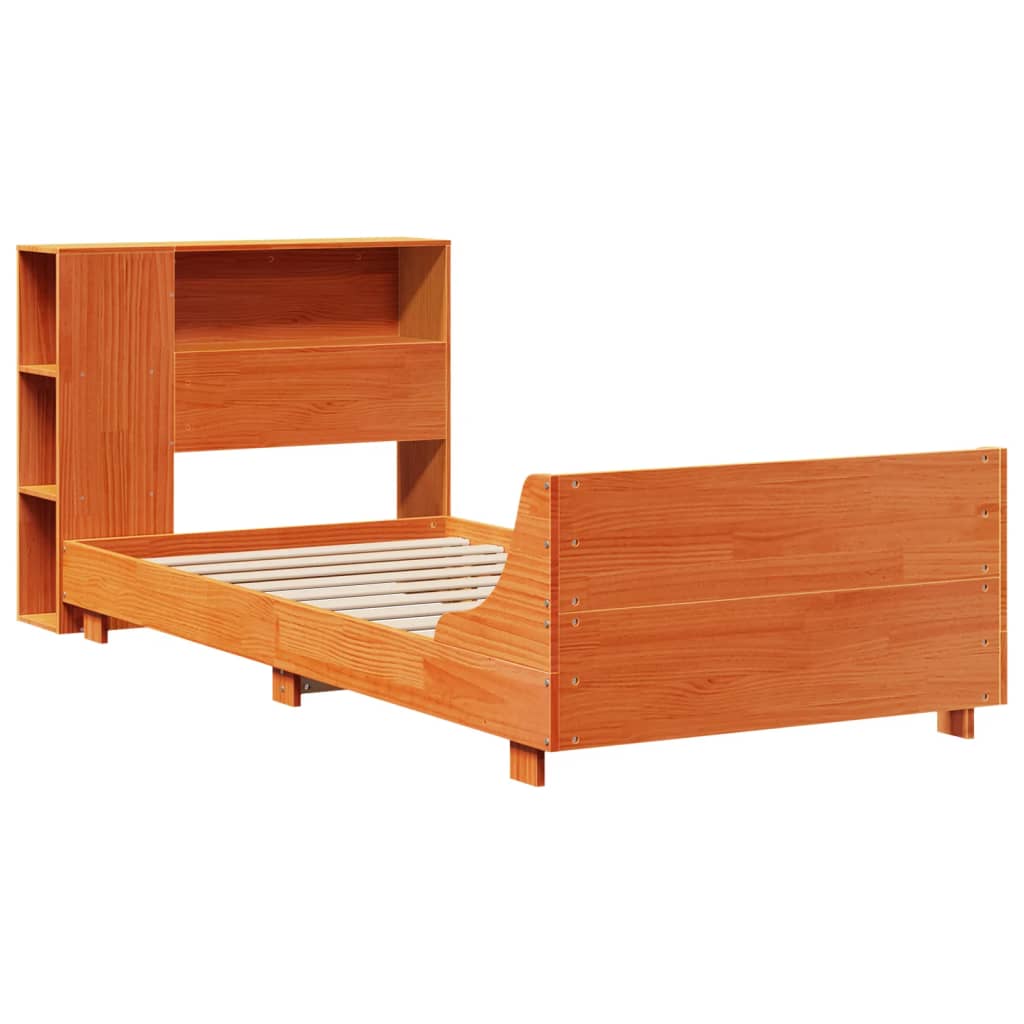 vidaXL Letto senza Materasso Marrone Cera 90x190 cm in Legno di Pino