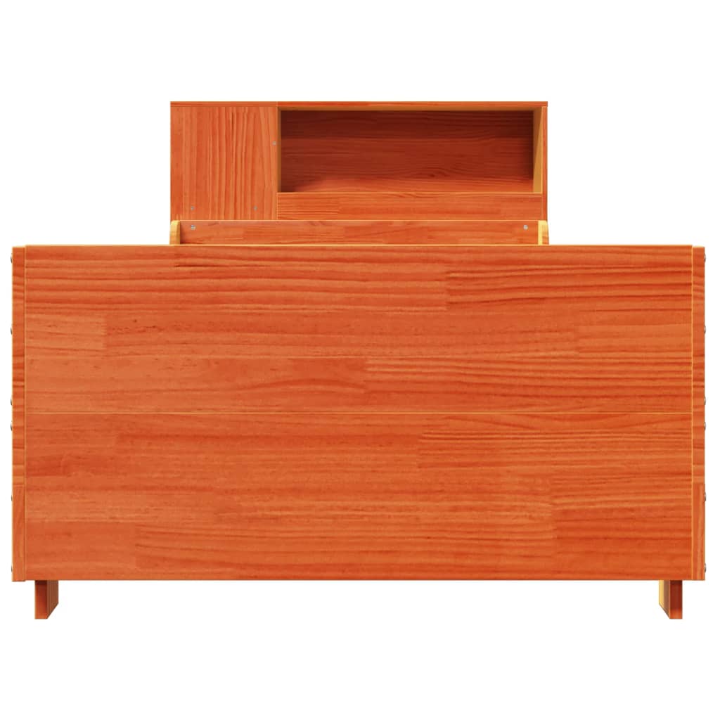 vidaXL Letto senza Materasso Marrone Cera 75x190 cm in Legno di Pino VIDAXL