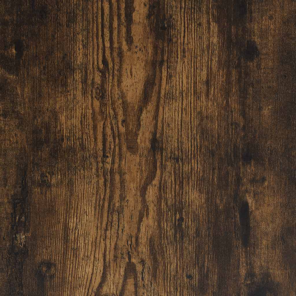 vidaXL Libreria a 3 Ripiani Rovere Fumo 60x30x60 cm Legno Multistrato VIDAXL