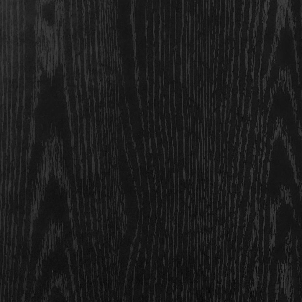 vidaXL Libreria a 3 Ripiani Nera 60x30x80 cm in Legno Multistrato