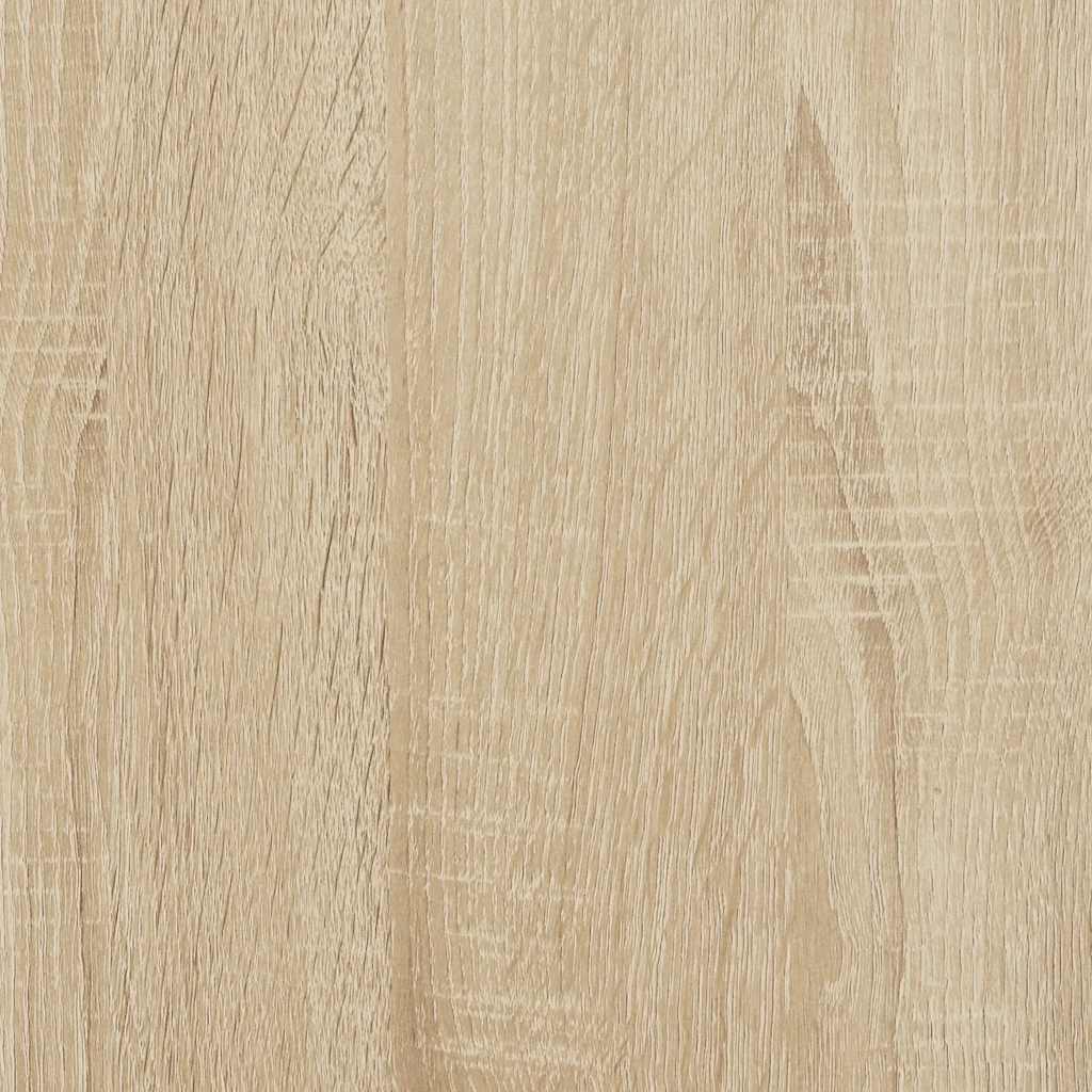 vidaXL Libreria 3 Ripiani Rovere Sonoma 60x30x80 cm Legno Multistrato VIDAXL