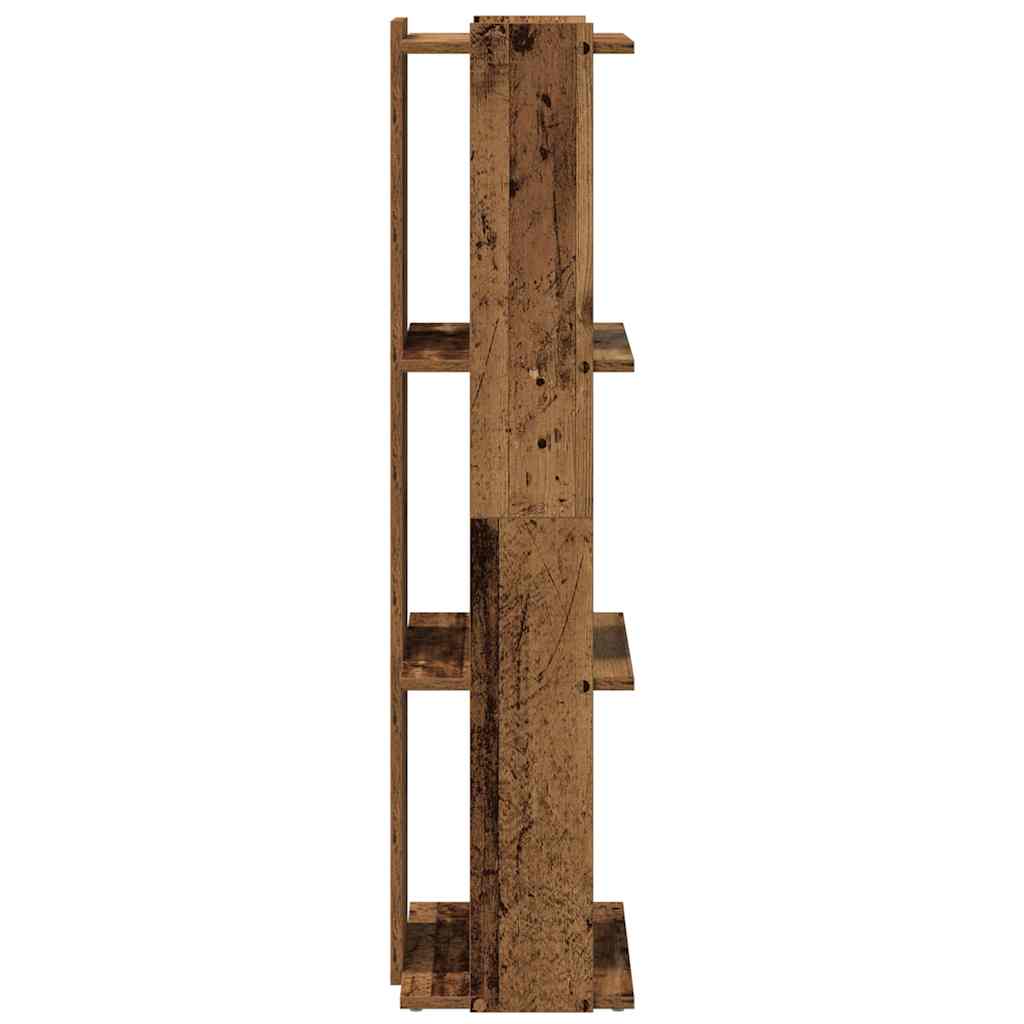 vidaXL Libreria a 3 Ripiani Legno Vecchio 60x30x120 cm in Truciolato VIDAXL