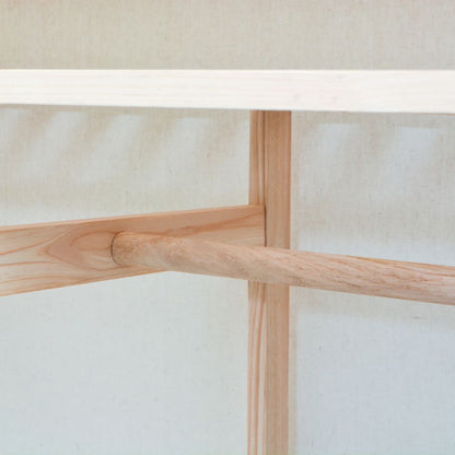 vidaXL Armadio in Stoffa e Legno di Pino 110x40x170 cm