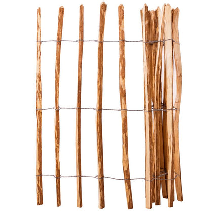 vidaXL Staccionata in Legno di Nocciolo 120x250 cm