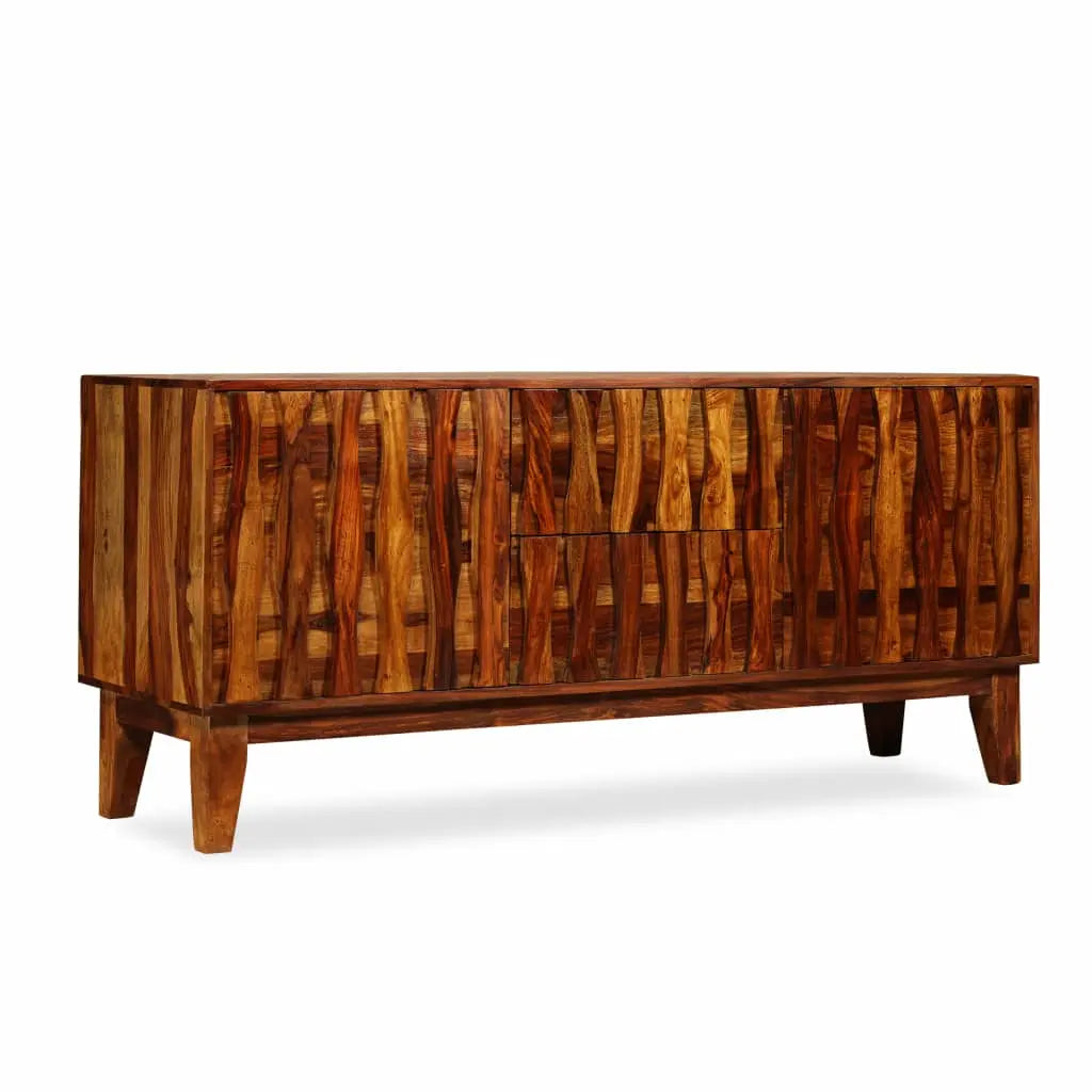 vidaXL Credenza in Legno Massello di Sheesham 160x45x70 cm VIDAXL