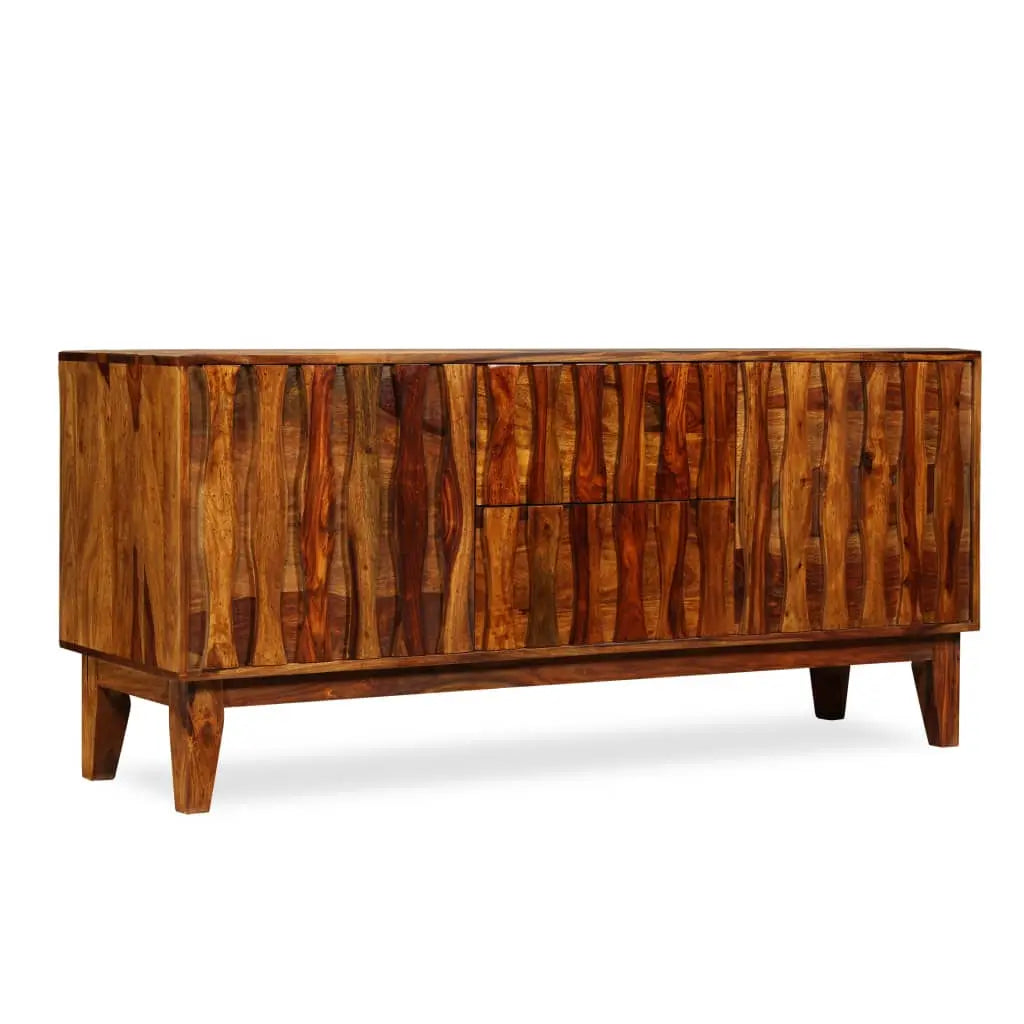 vidaXL Credenza in Legno Massello di Sheesham 160x45x70 cm VIDAXL