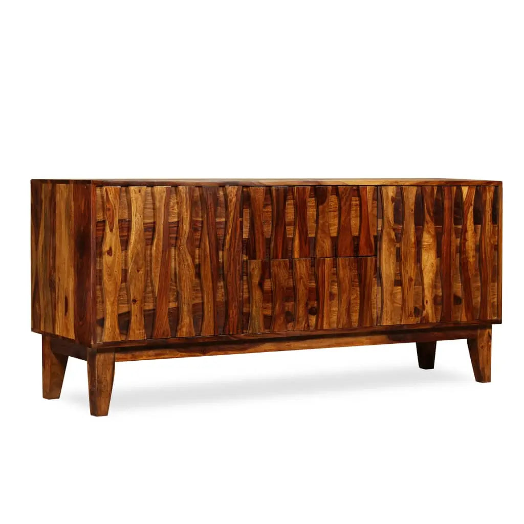 vidaXL Credenza in Legno Massello di Sheesham 160x45x70 cm VIDAXL