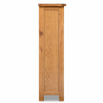 vidaXL Libreria a 3 Ripiani 70x22,5x82 cm in Massello di Rovere